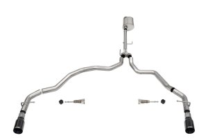 Cadillac Escalade Performance Exhaust - Rear - CORSA Performance - Cat-Back Dual Rear Exit - Black - `21-`27 Cadillac Escalade Performance Exhaust - Rear - CORSA Performance - Cat-Back Dual Rear Exit - Black - `21-`27